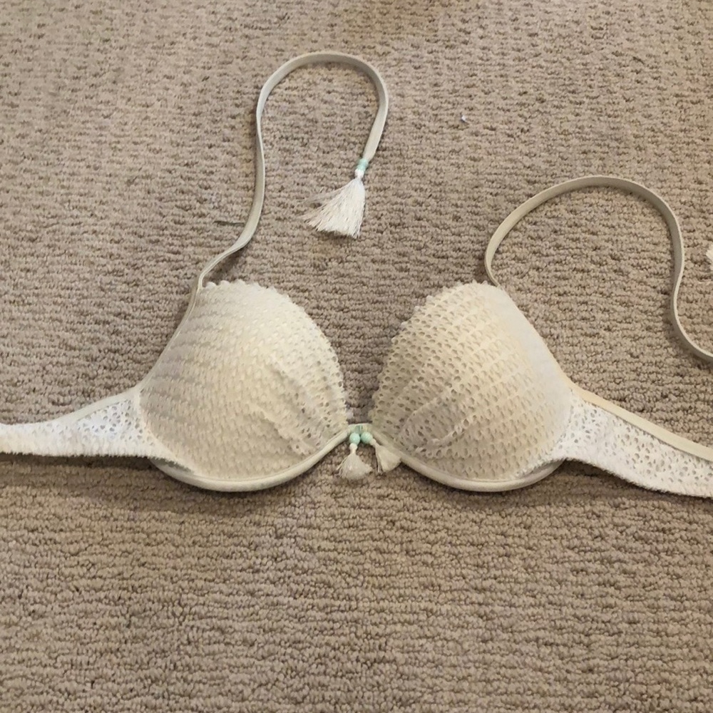 34D Victoria’s Secret swim suit top.